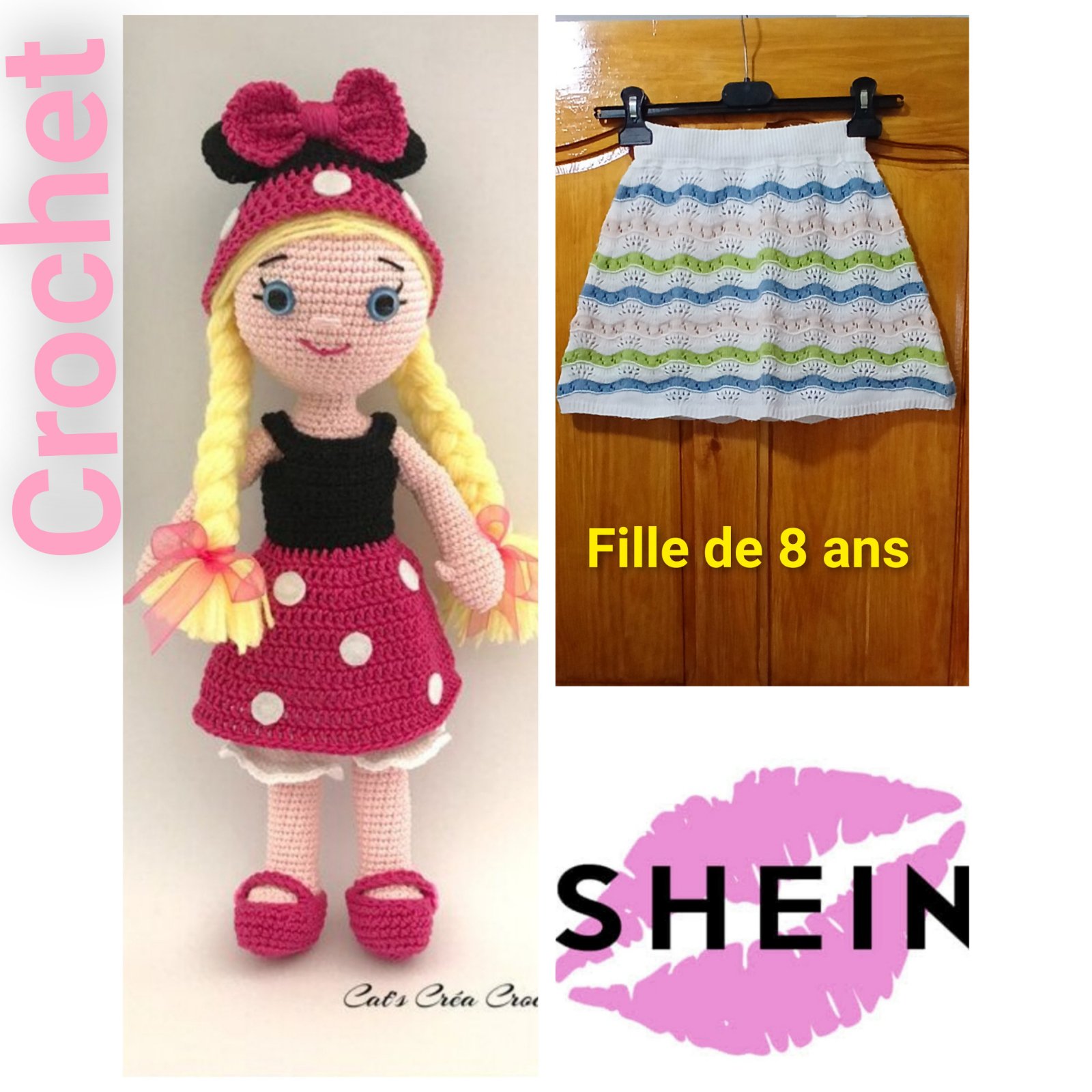 Profitez Shein fille 👧  de 8 ans 🩷 Neuf