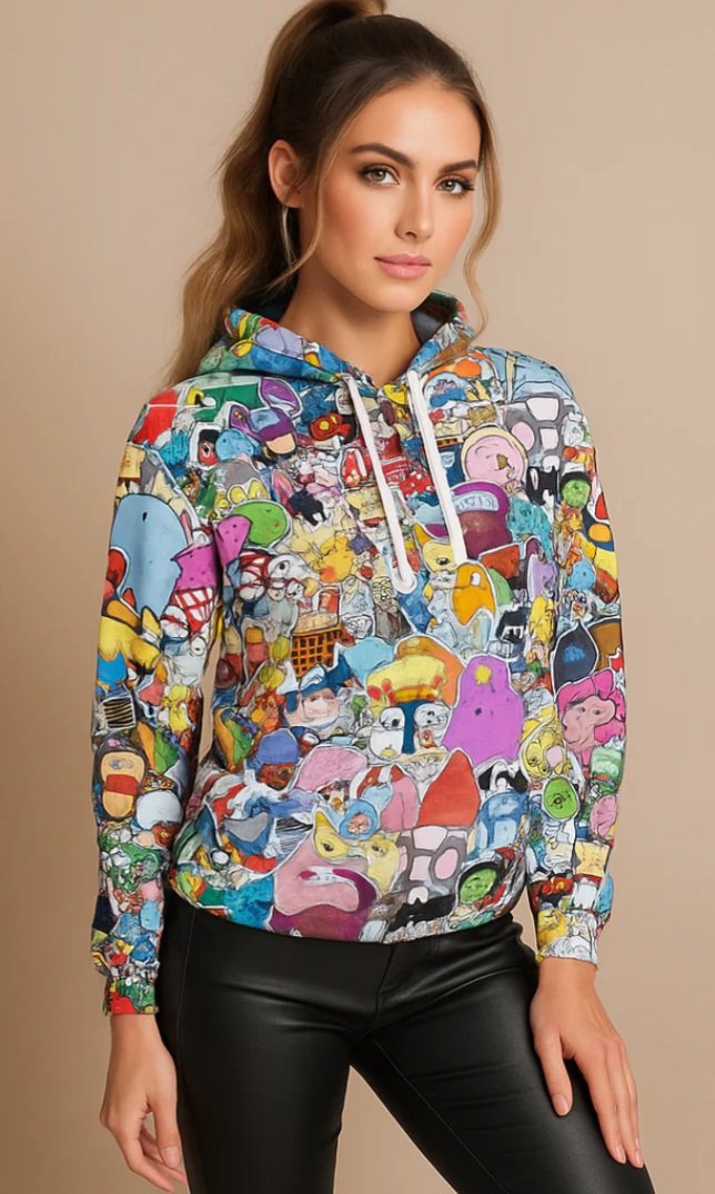 Neuf Hoodie dessins animés taille S - 36 💕 