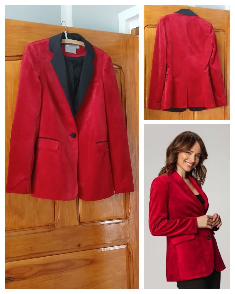 ASOS jacket en dain ( l'élégance) magnifique taille XS- 34