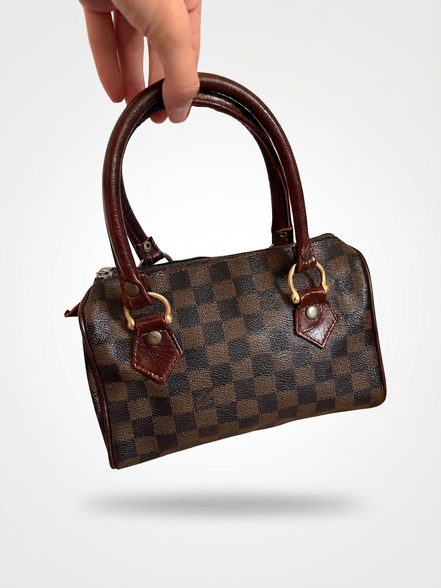 Sac style damier / imitation / petit format / sac à main