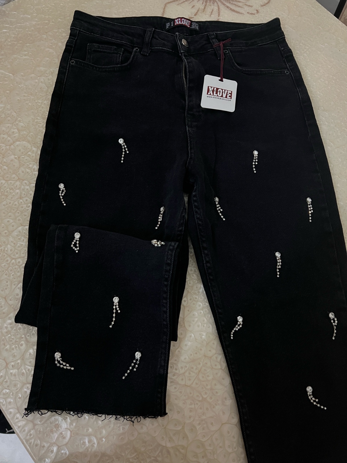 Jeans denim mom fit