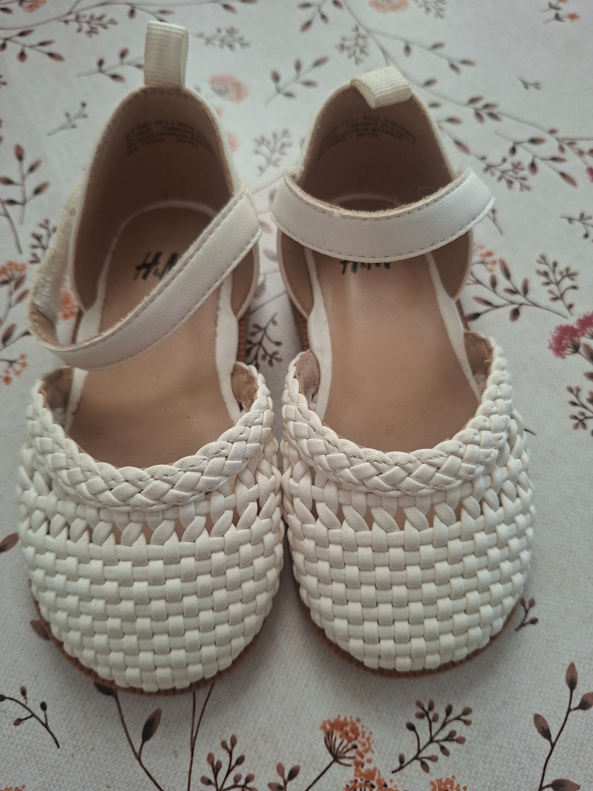 Sandales blanc H&M pointure 20/21