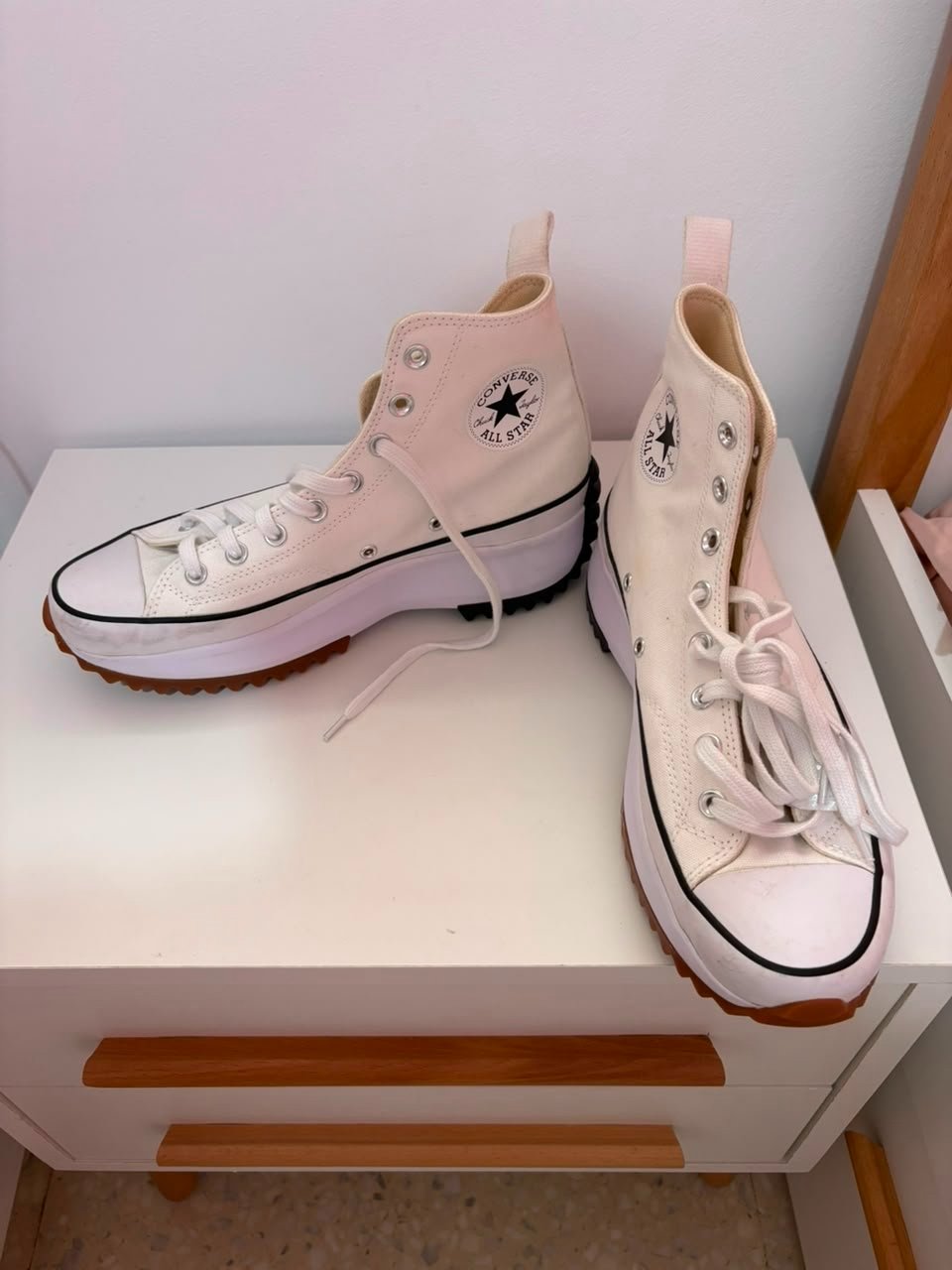 Converse Run Star Hike High blanche