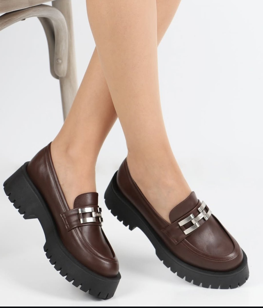 Derbies marron foncé 