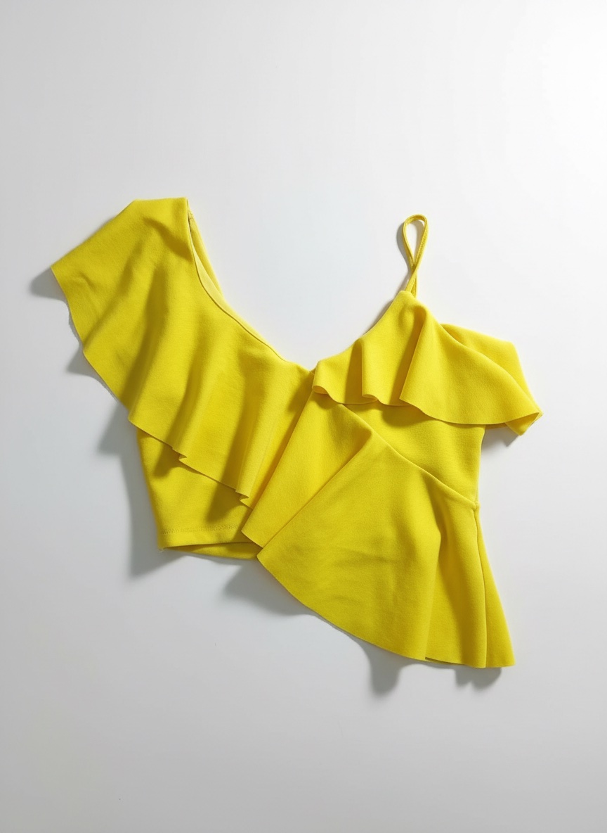 Top jaune