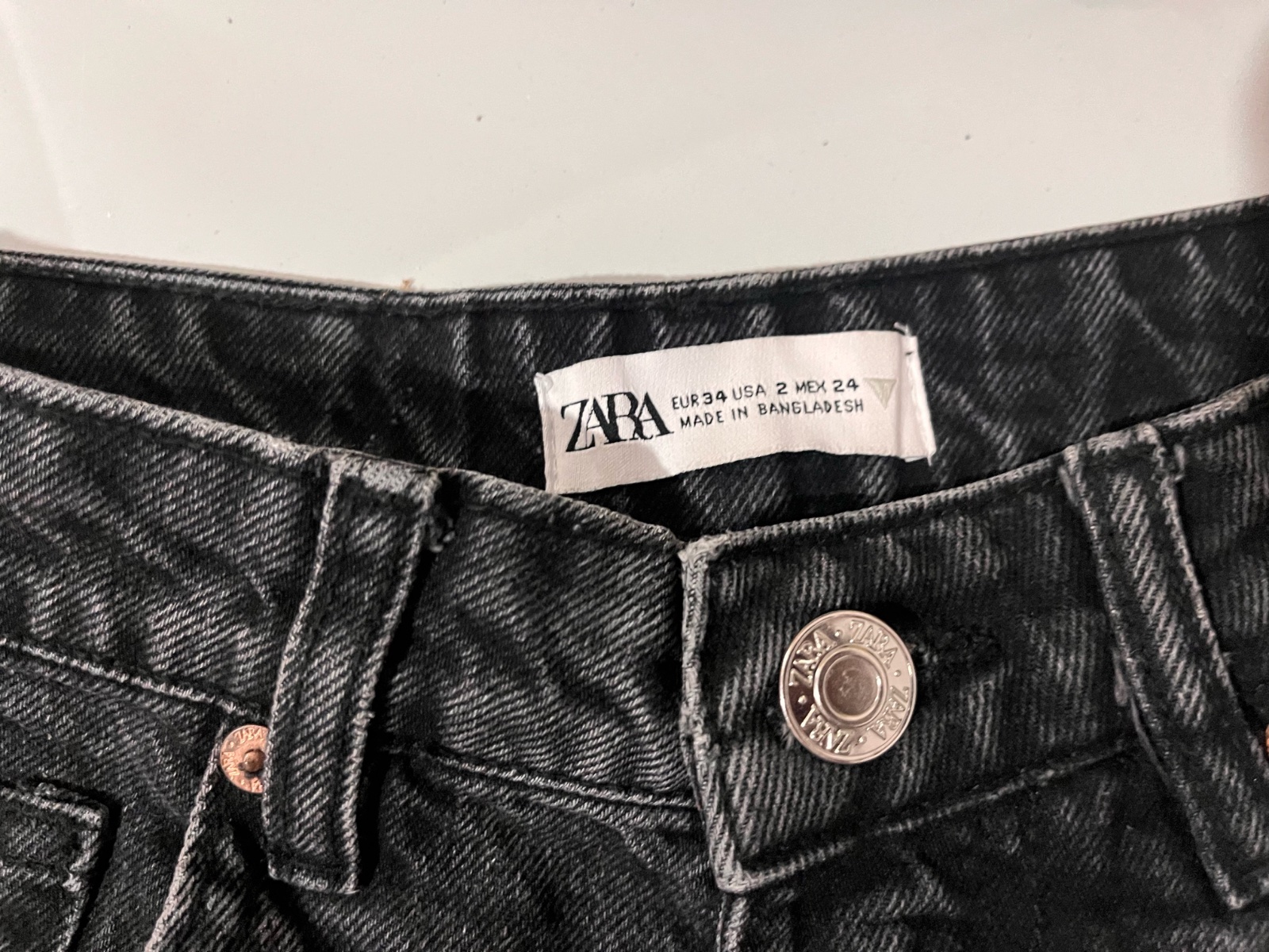 Short zara noir 