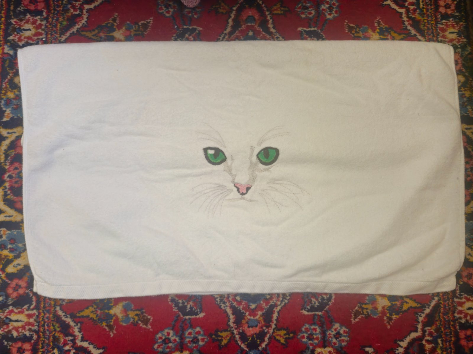 Serviette chat