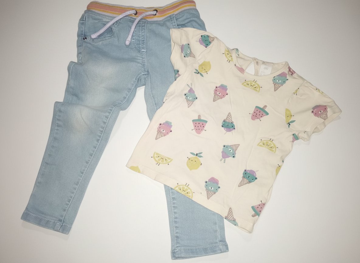 Tenue djean avec pull pour fille enfant 