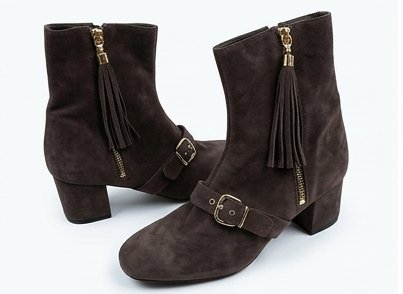 Bottines marron stylish 