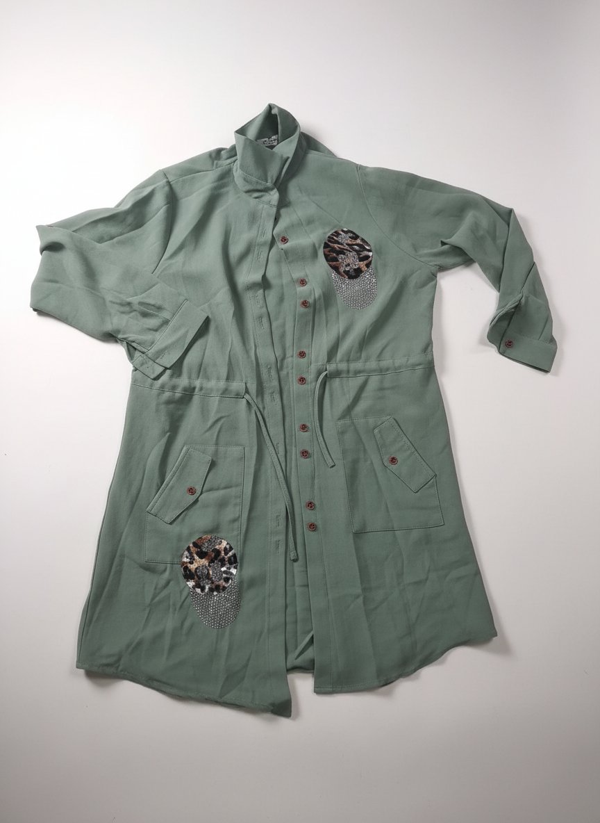 Chemise longue pour femme voilée taille 42