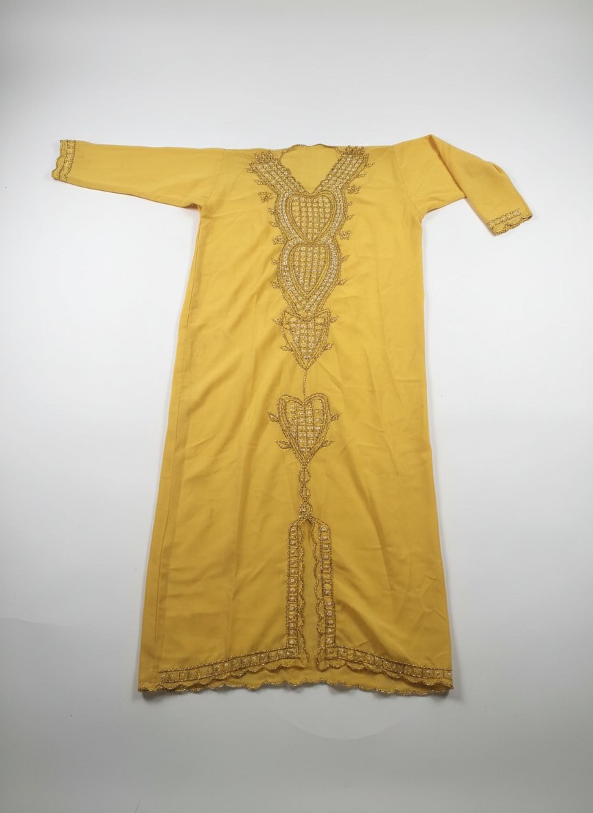 Robe koftan jaune taille 42 