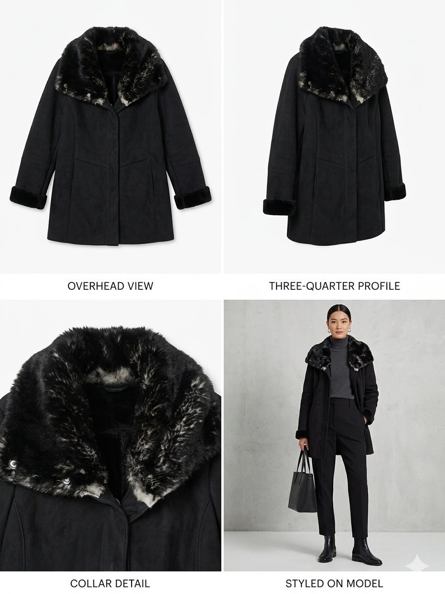 Manteau avec fourrure 