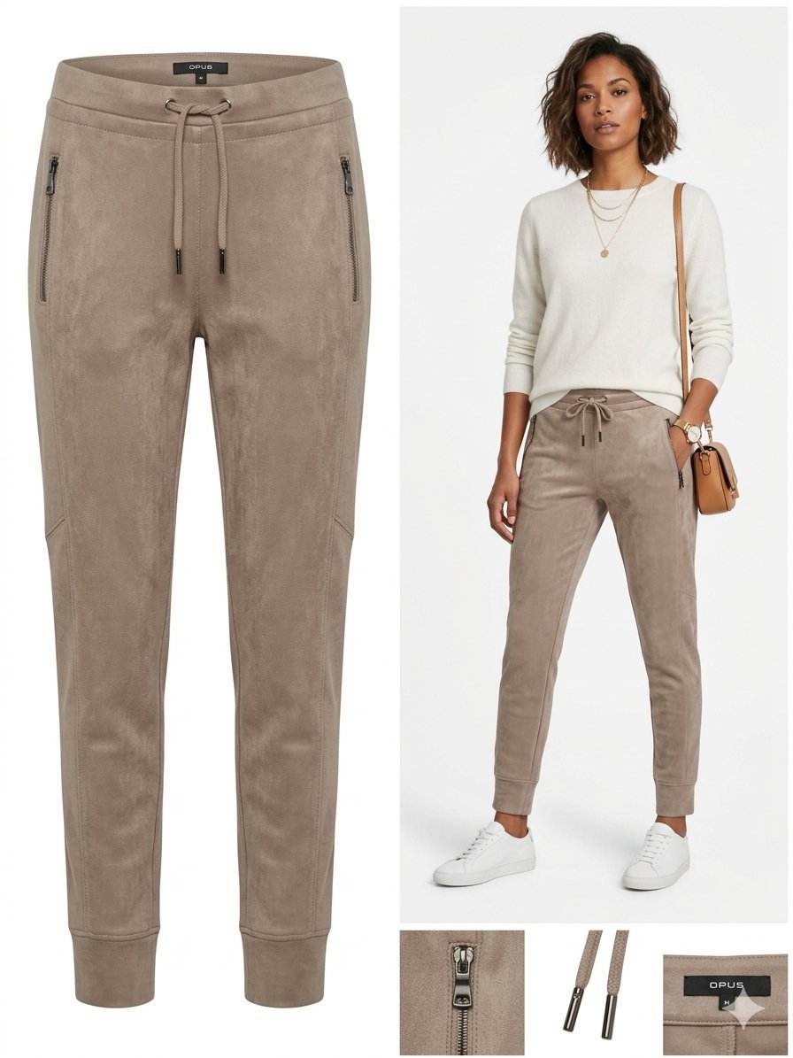 Calson camel en dain très chic 