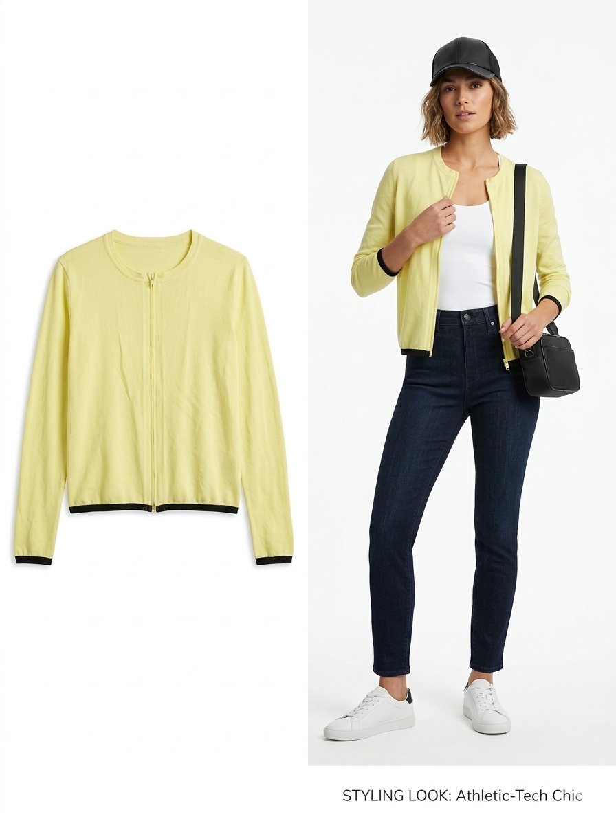 Gilet jaune (d'été ou de printemps) taille 36,38