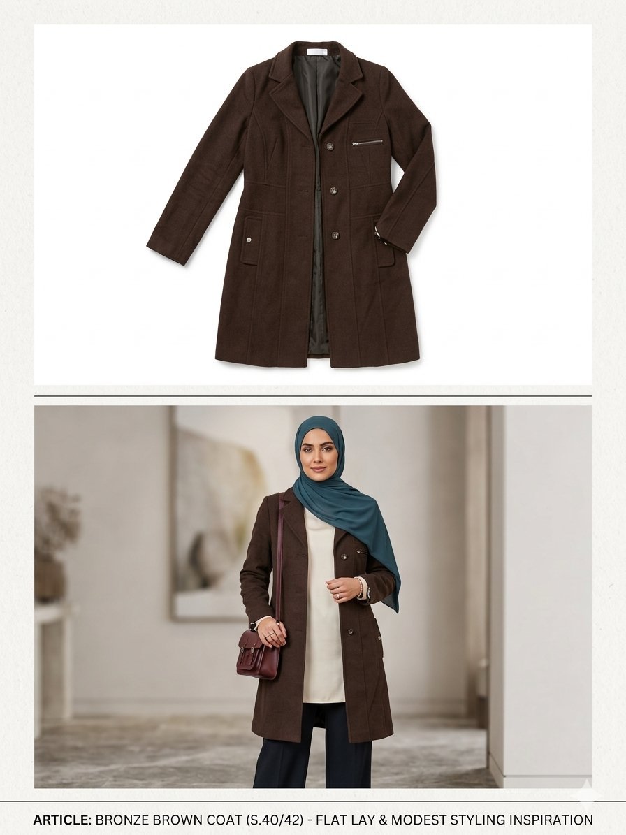 Manteau marron 