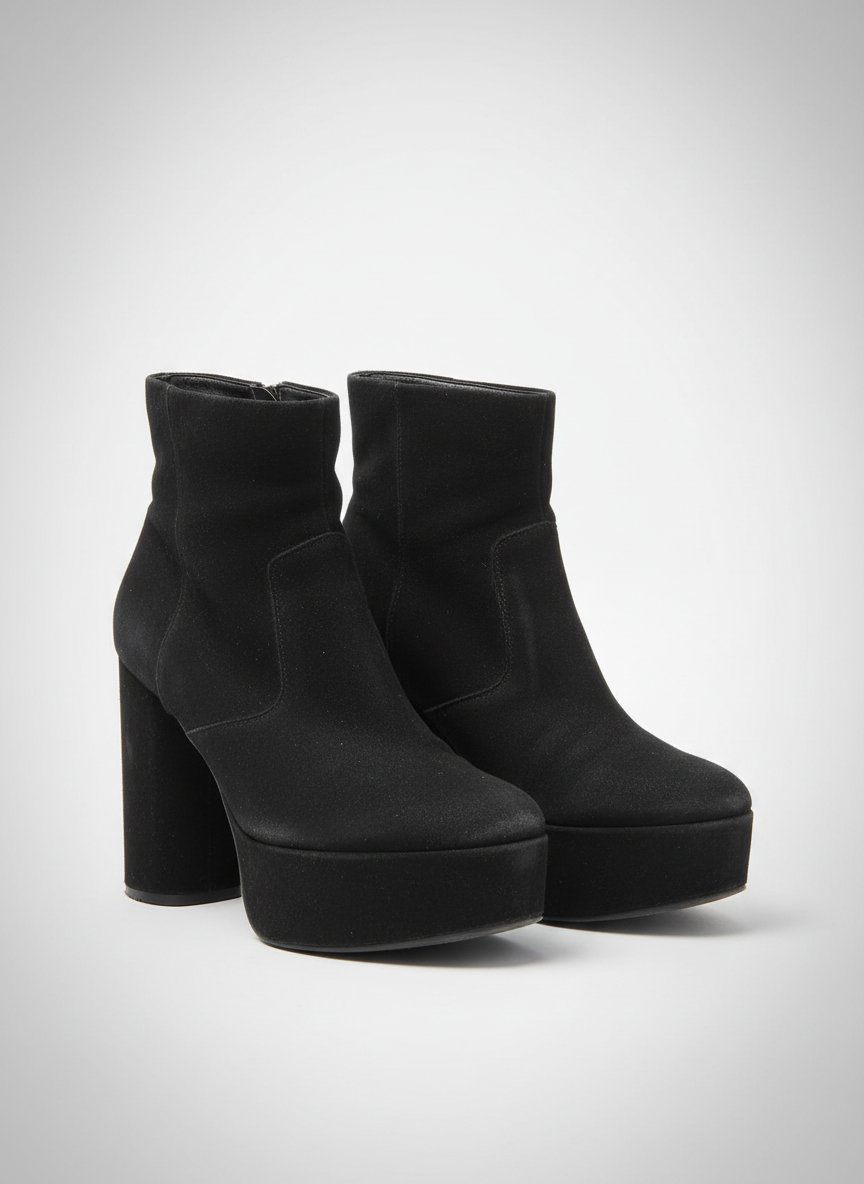 Bottines talon noir 