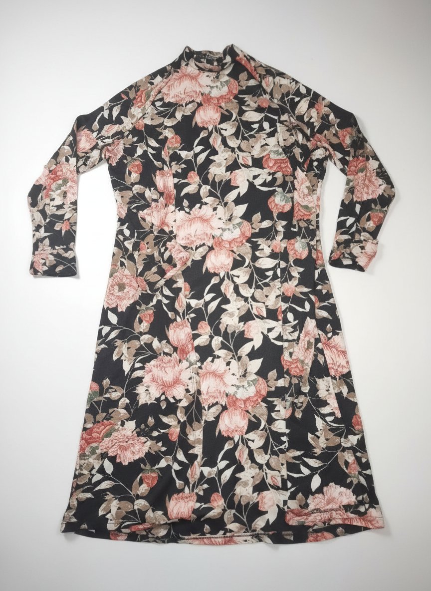Gilet longue pour femme voilée taille 38 /40 fleurie 