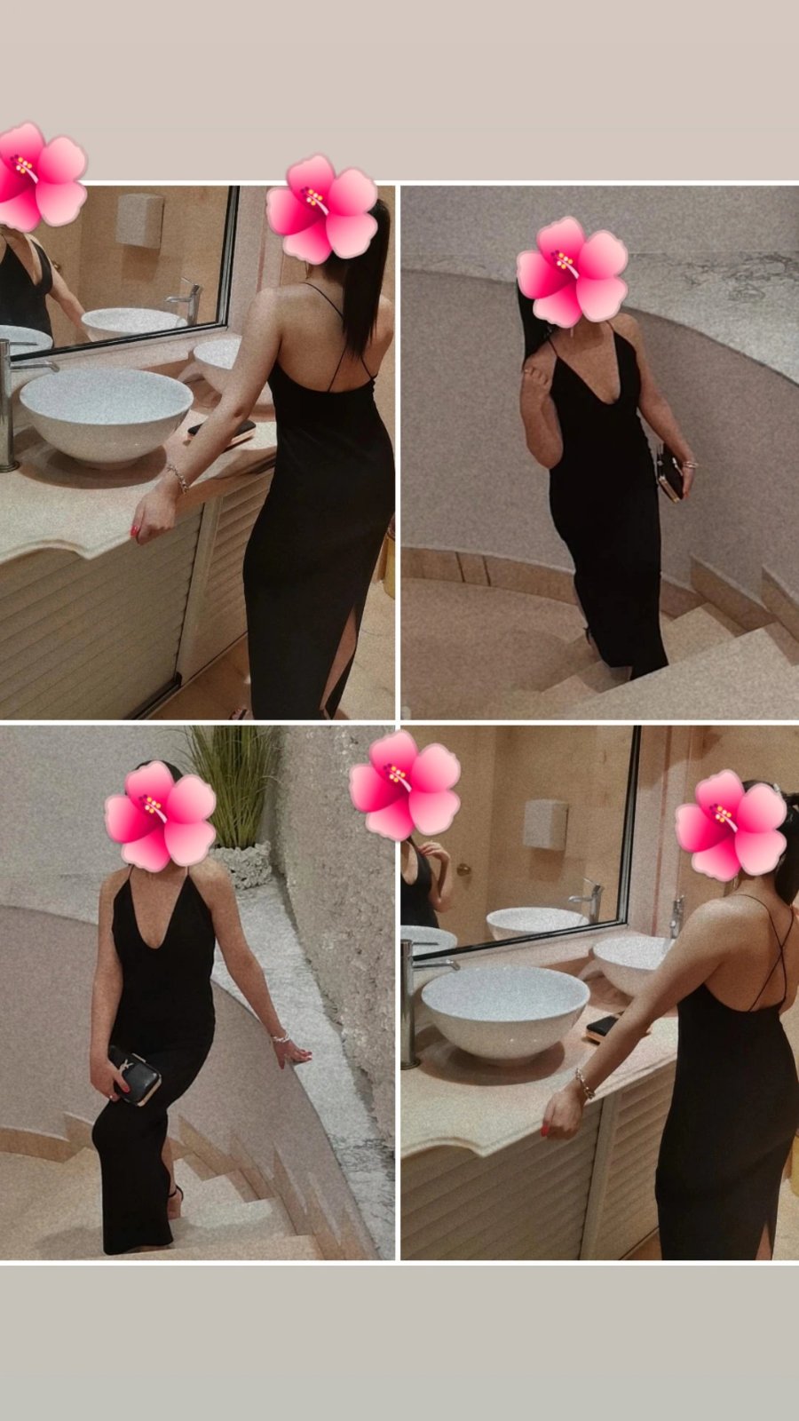 Robe noire très chic portée une seule fois taille 36,38 