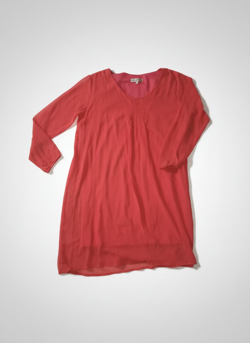 Chemise longue pour femme voilée taille 42 couleur coreil 