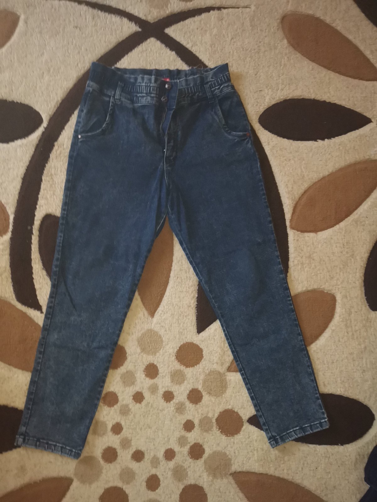 Pantalon boyfriend denim taille 42