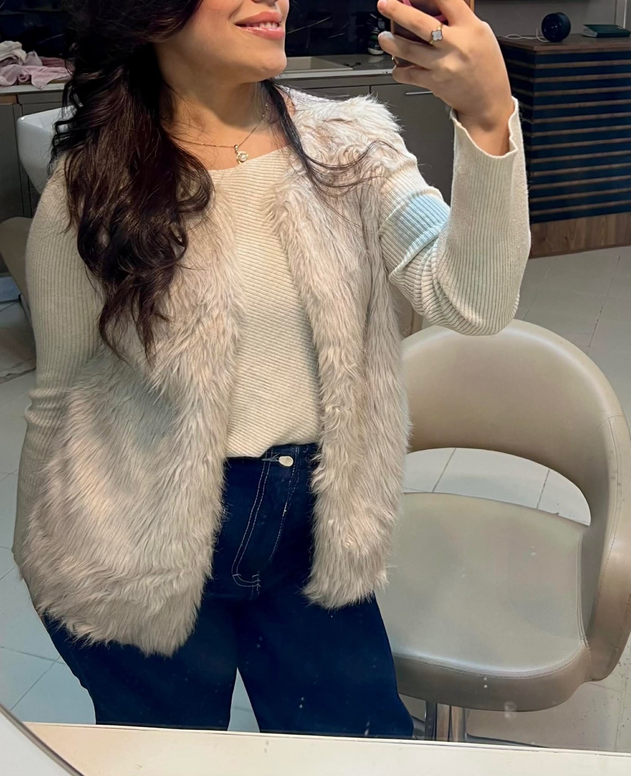 Gilet fourrure