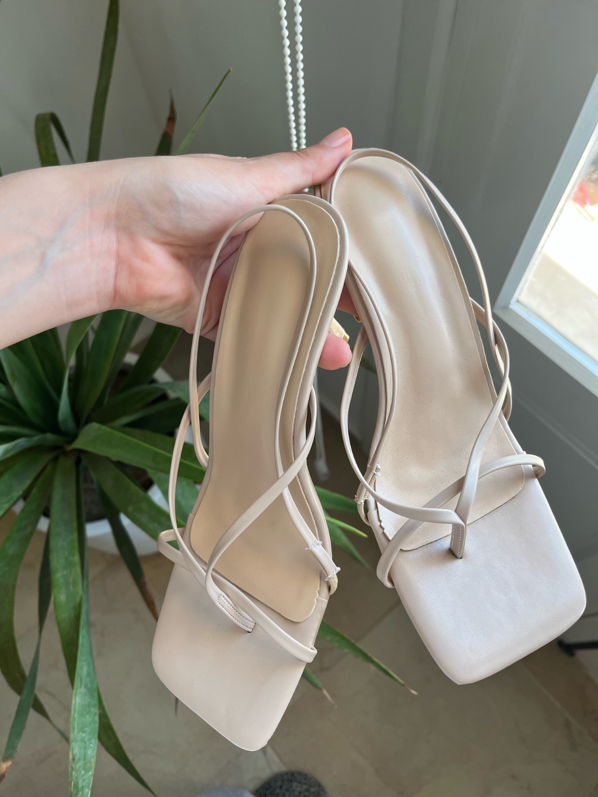 Talons beige 