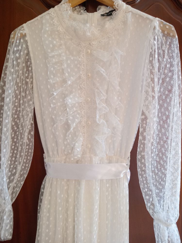 robe blanc soirée 