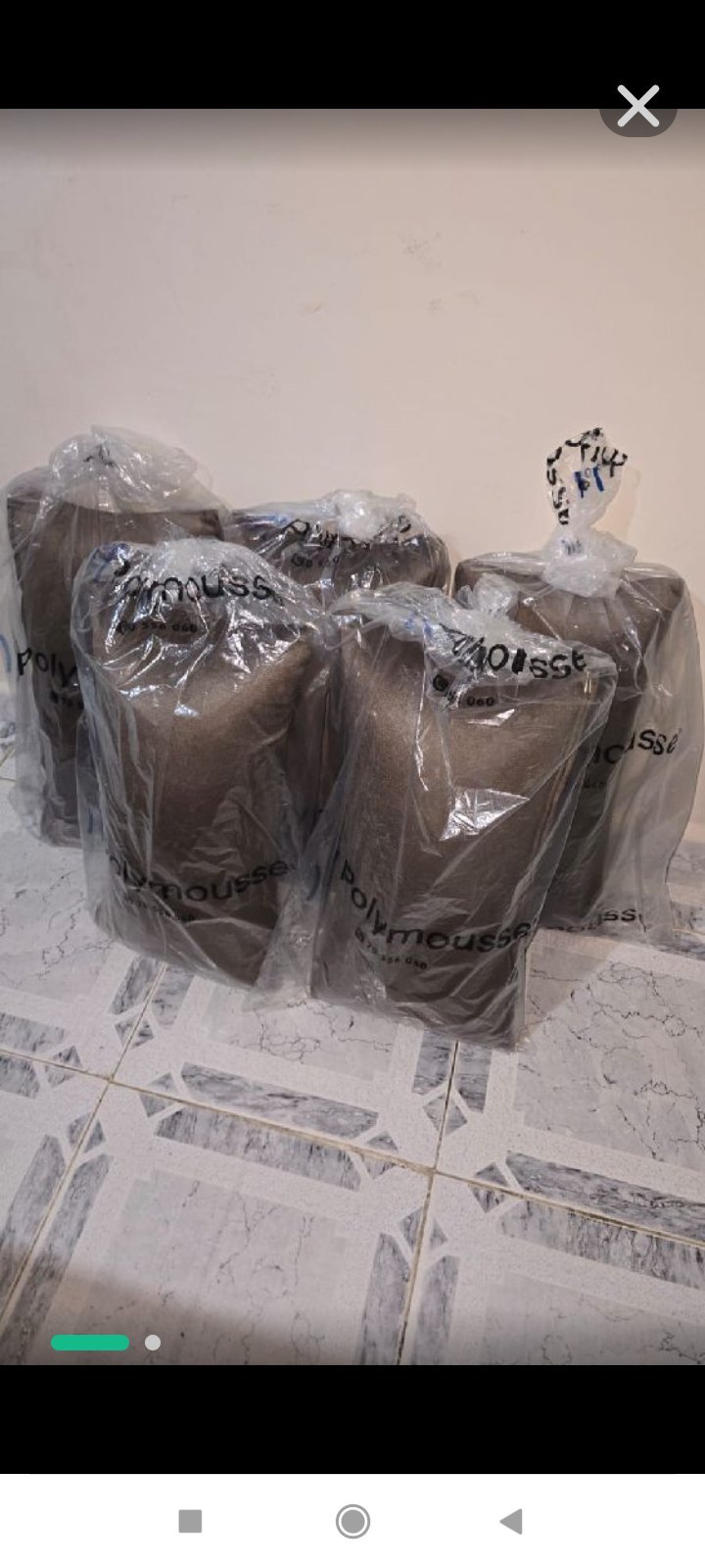 5 coussins salon velours décoratifs