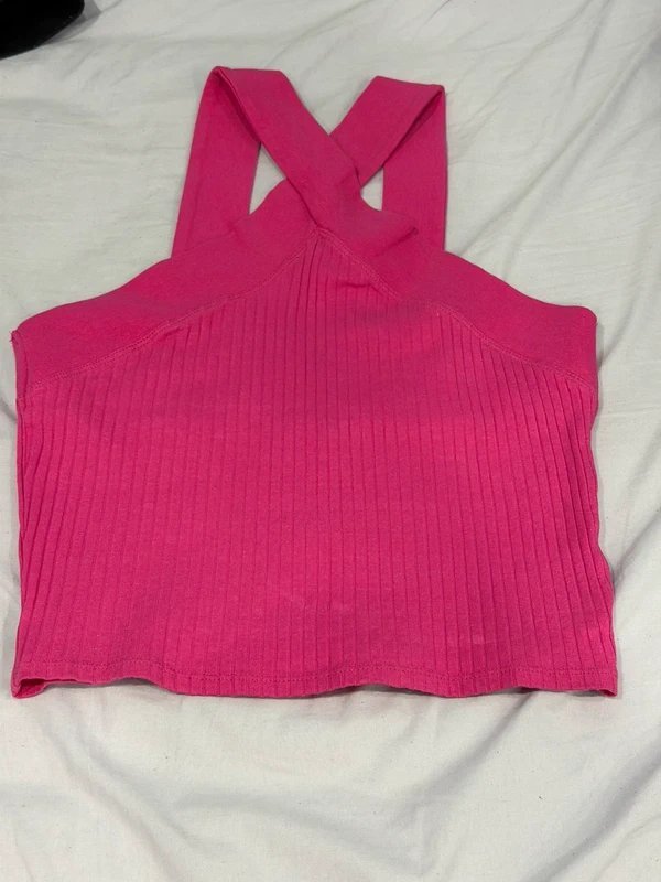 Top zara rose fushia