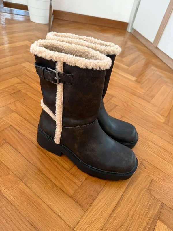 Bottines noir bershka