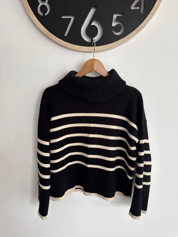 Pull col roulé bershka