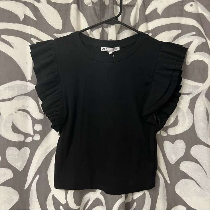 T-shirt Zara noir