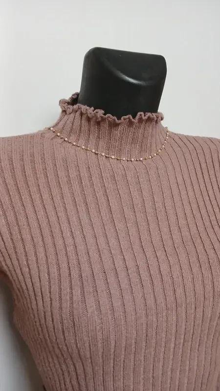 Pull col roulé shein