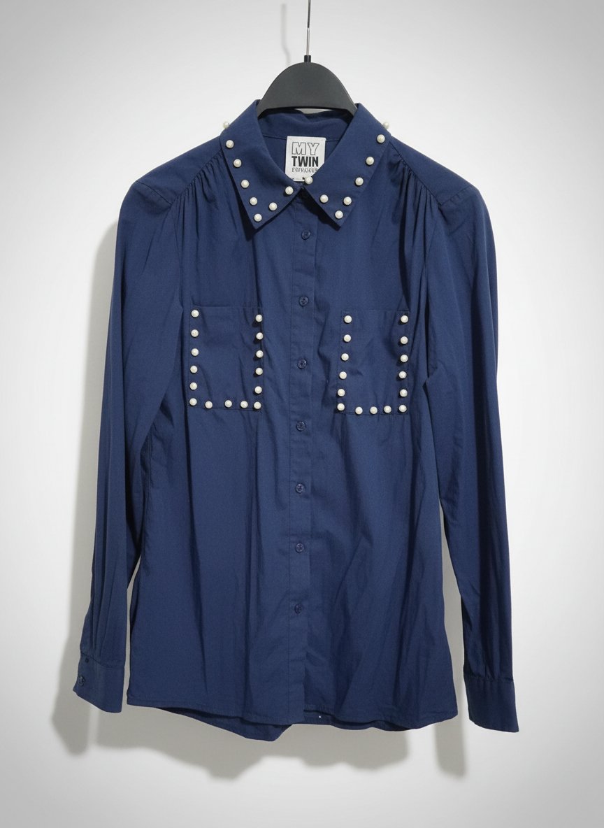 Chemise bleu écra / T: S