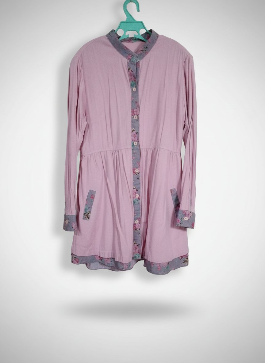 Chemise rose 