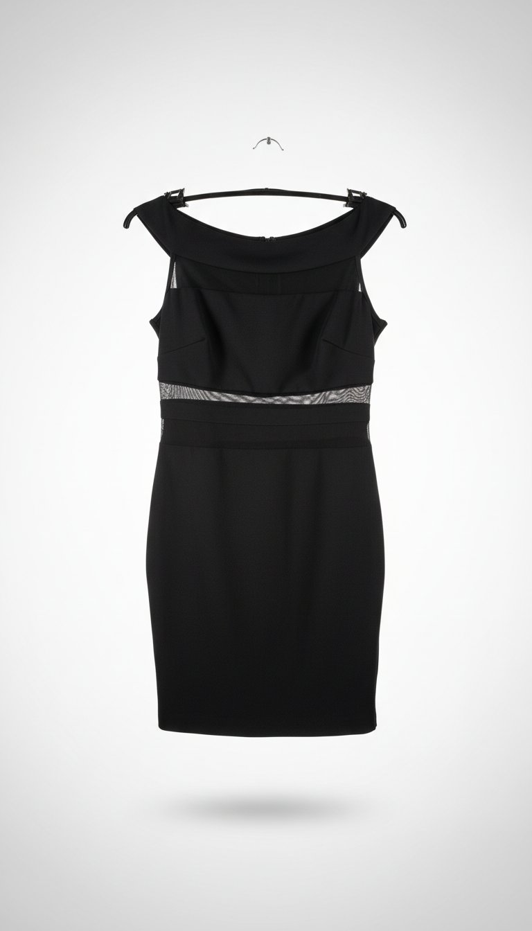 Robe soirée noir simple 