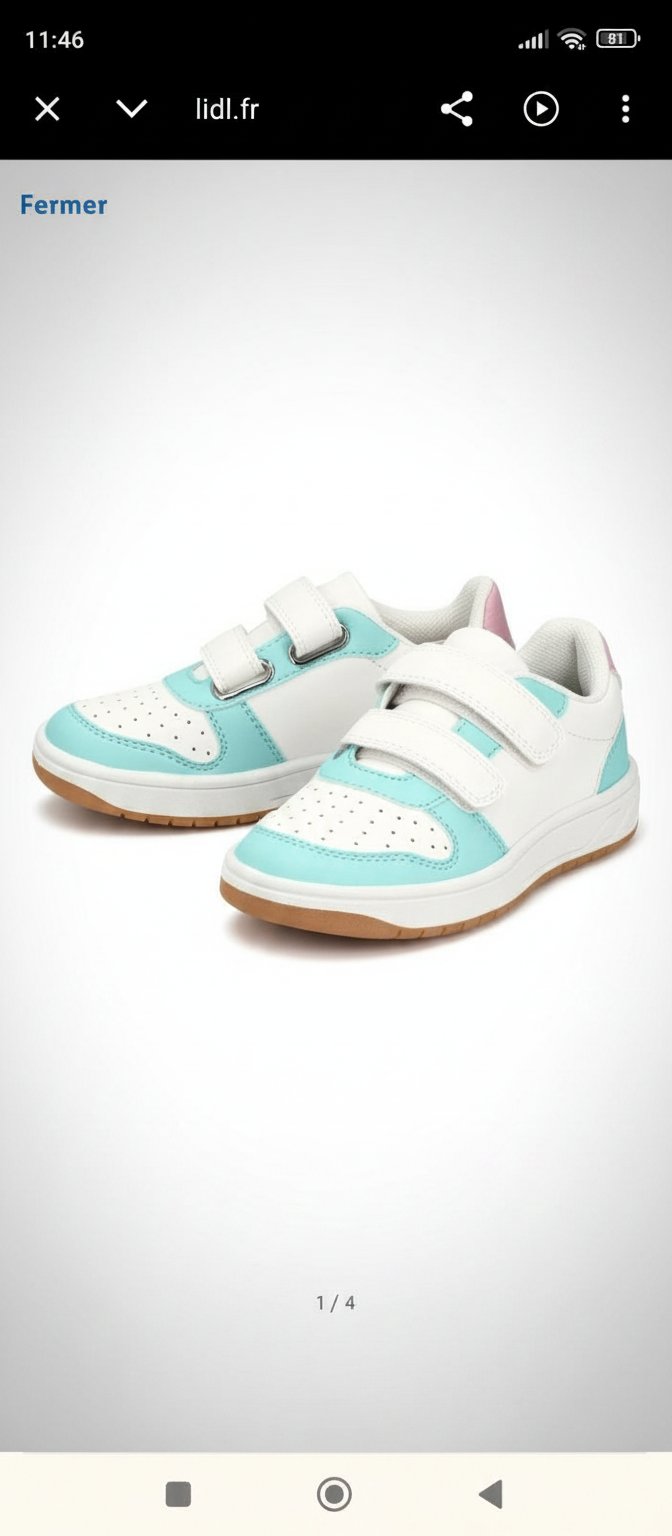 Je vends ses chaussures pour fille jamais portée 