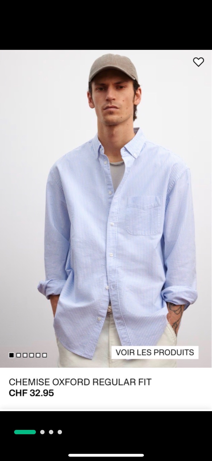 Lot de deux chemises H&M