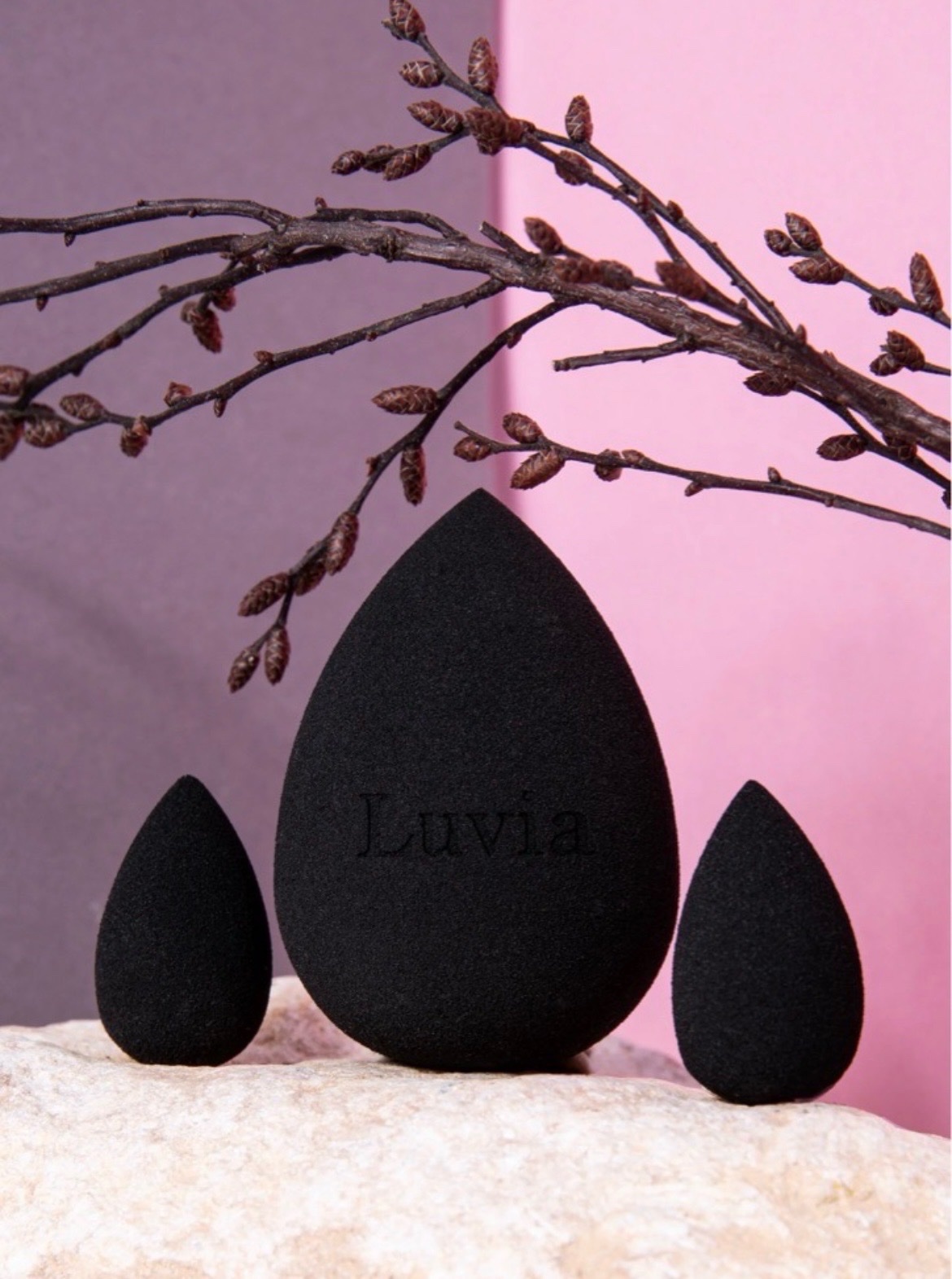 Lot de trois esponge Luvia