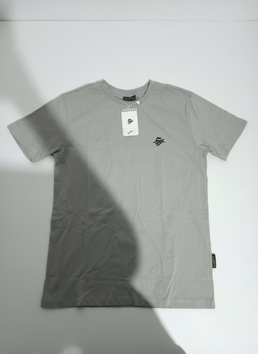 T-shirt gris clair 