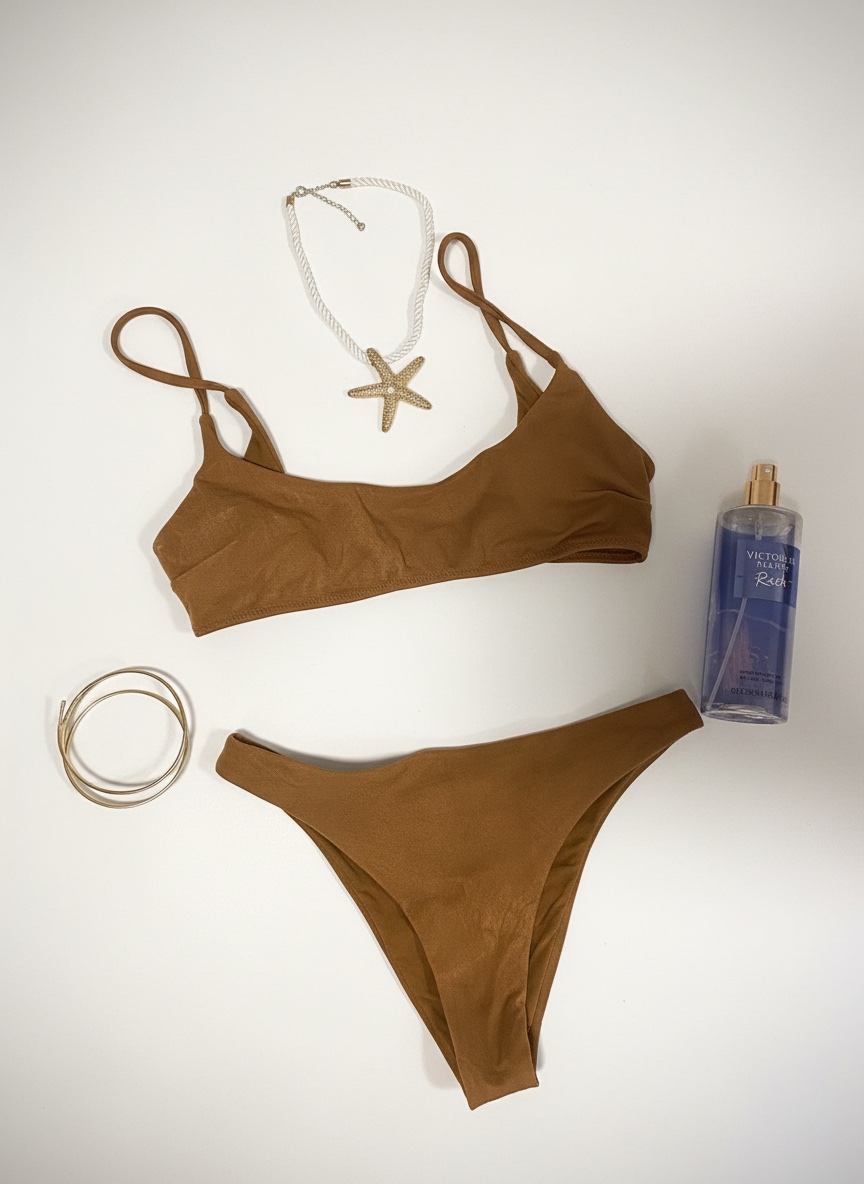 Bikini marron zara