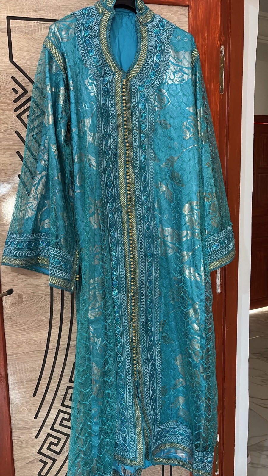 Caftan bleu 