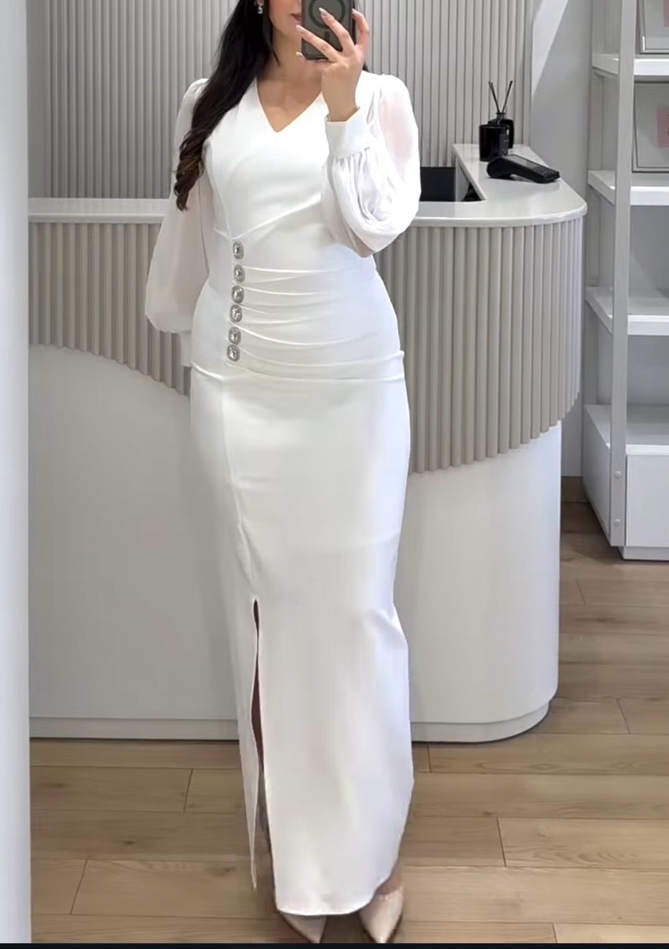 Robe fiancailles blanche 