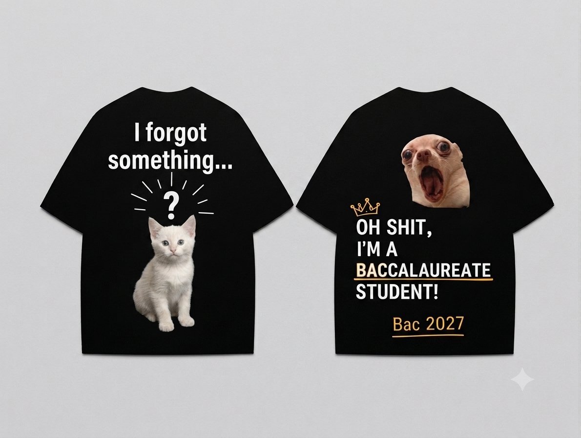 T-shirt black