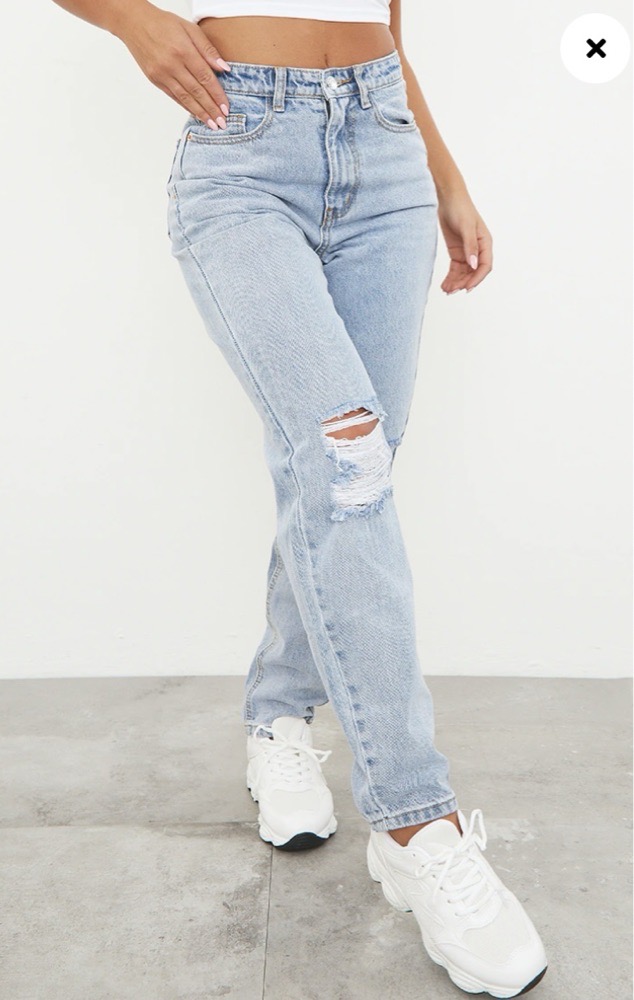 pantalon jean dechiré