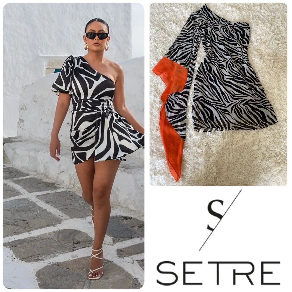 robe zebra chic