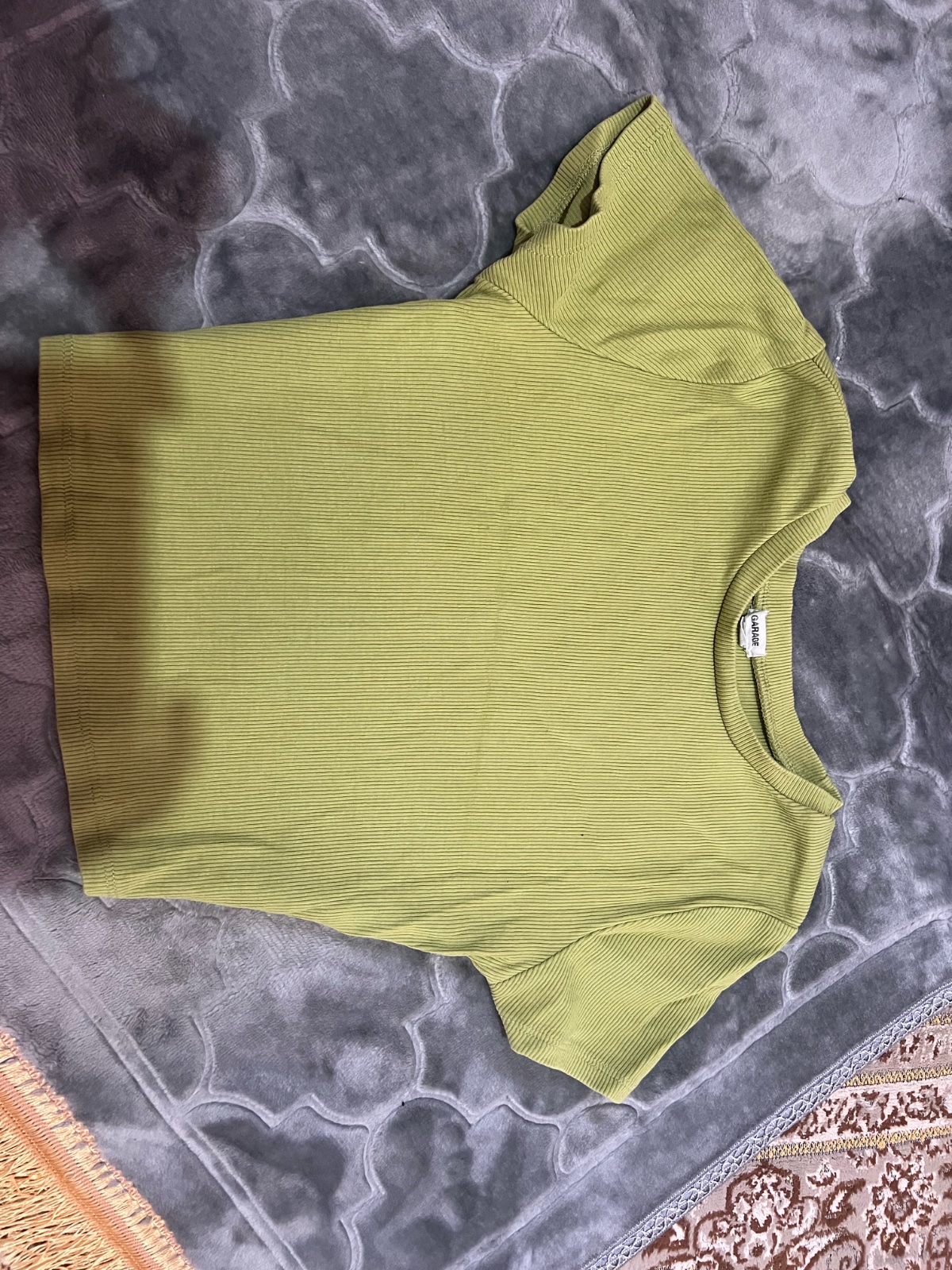 Crop top pistache 