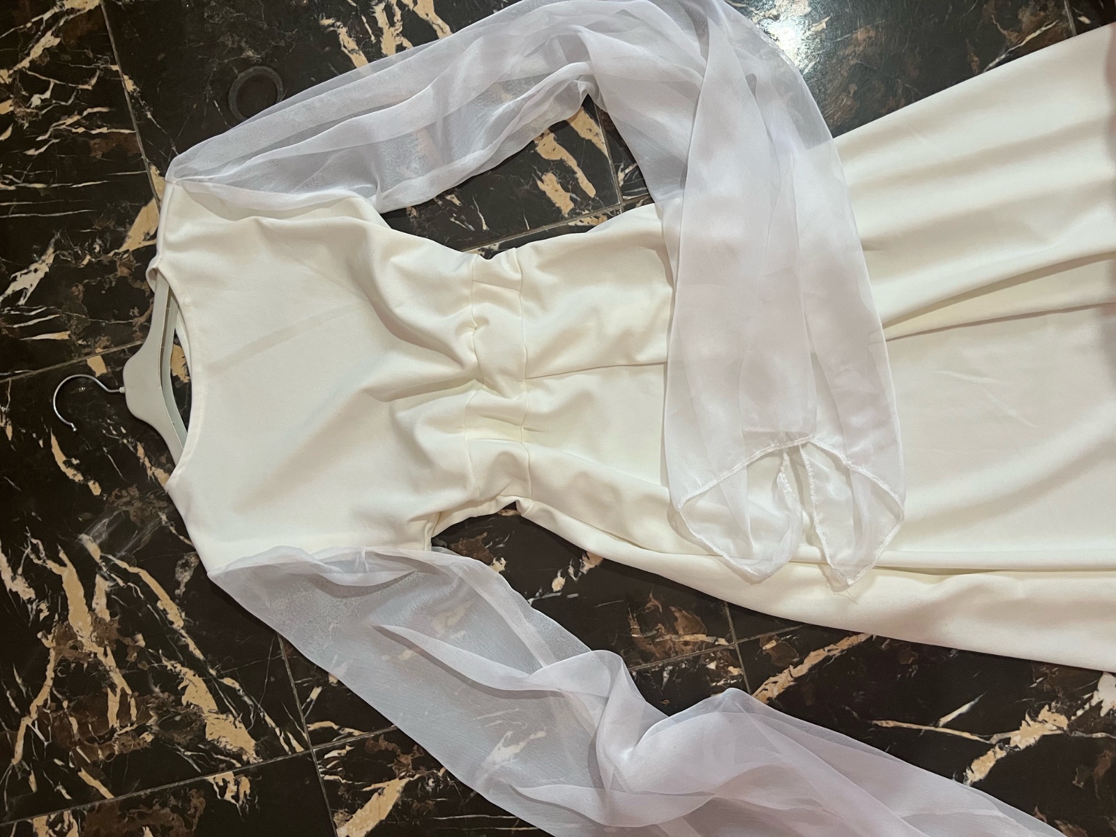 Robe soiree blanc