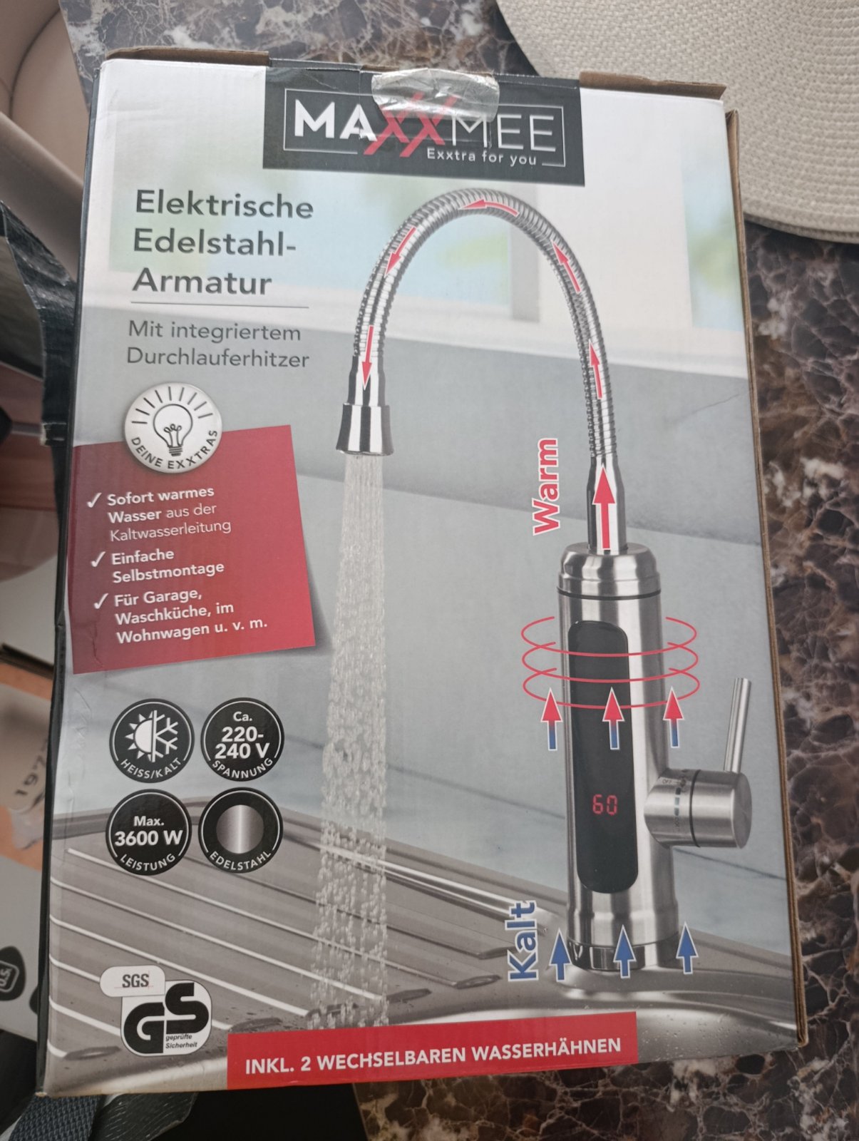 Robinet eau chaude sans chauffe-eau 