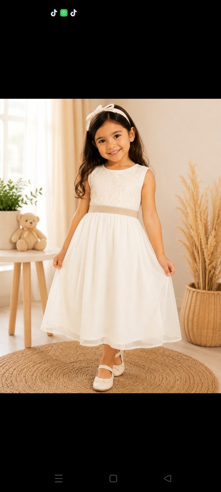 Robe marriage pour fille de dix ans